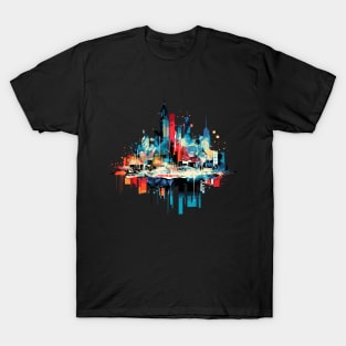 City Skylines Urbain World Fun Life Modern Challenge T-Shirt